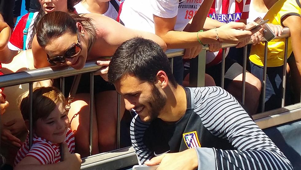 Presentación de André Moreira como nuevo portero del Atlético de Madrid.