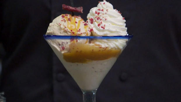 ¿Comerías un helado con pedazos de carne?