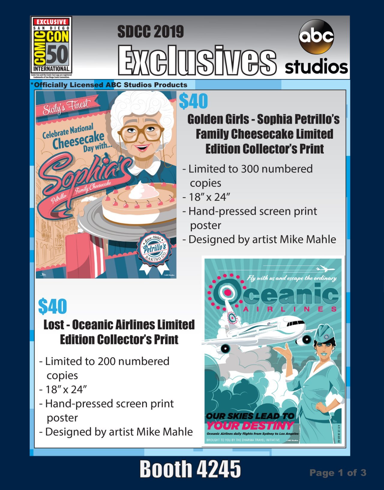 SDCC19 ABC Imprime Exclusivos