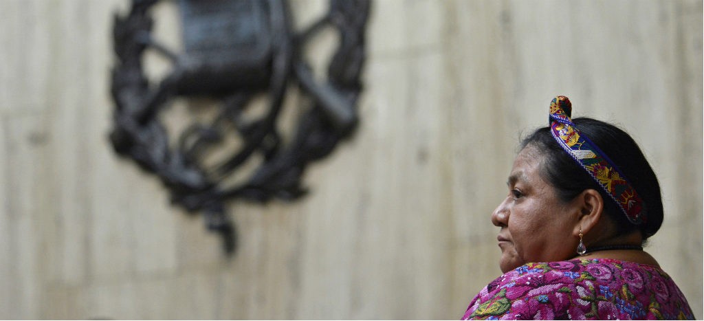 ¿Quiénes somos para pensar que el mundo nos pertenece?: Rigoberta Menchú ante redadas