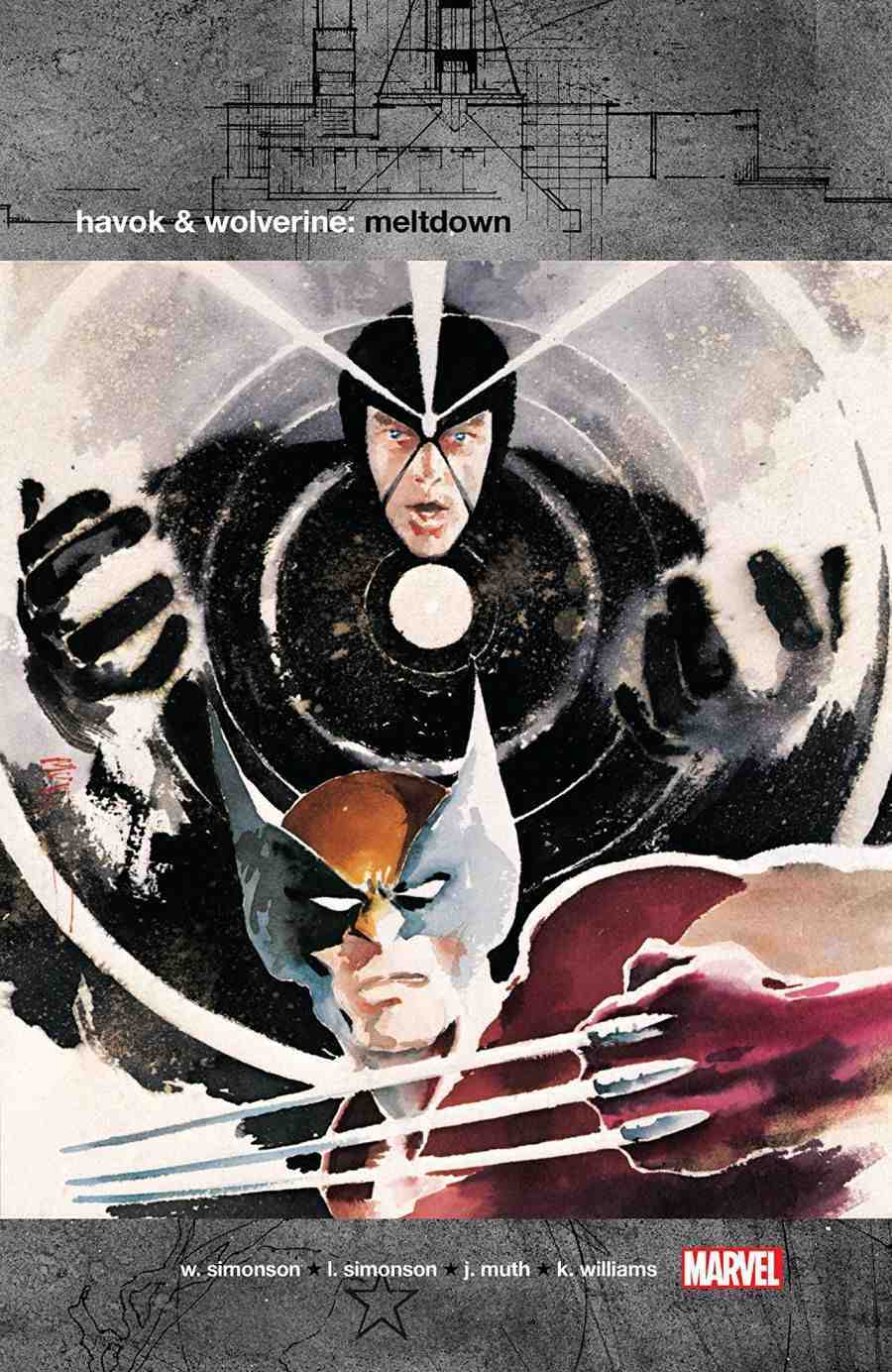 Havok y Wolverine Meltdown Havok y Wolverine Meltdown