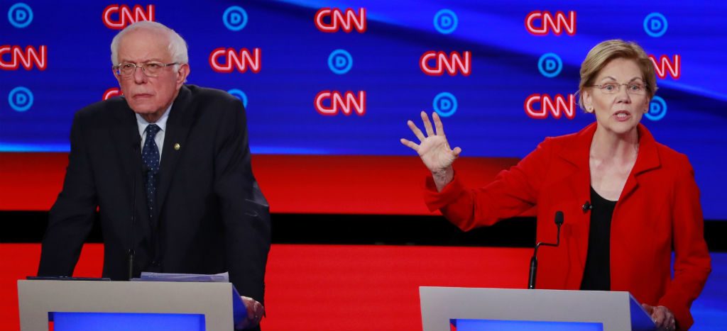 Debate demócrata: moderados y progresistas chocan por salud y migración