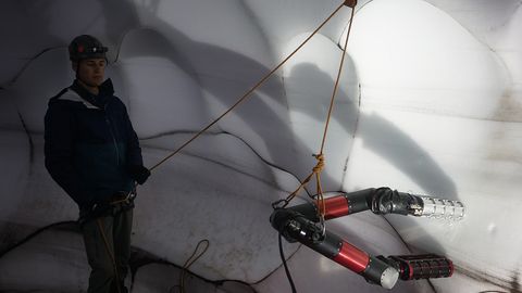 Gusano de hielo de la NASA Gusano de hielo de la NASA
