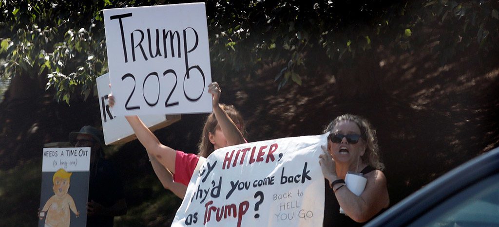 No puedo permitirles entrar al país: Trump a migrantes