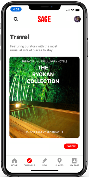 Travel curador destacado en Sage Plus para expertos