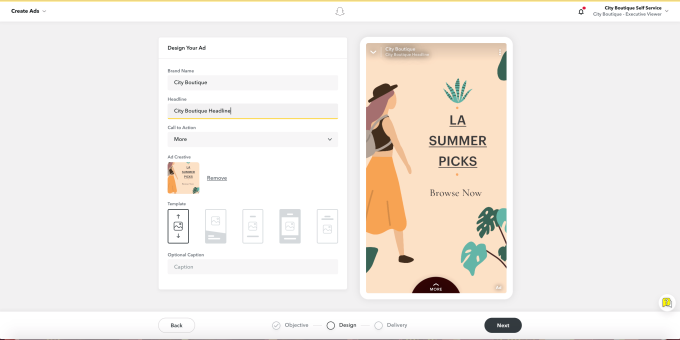Snapchat Instant Create
