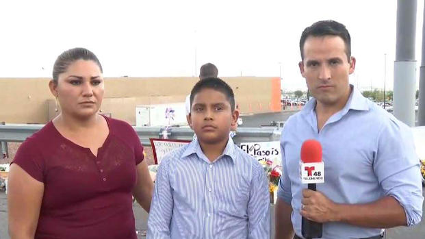 [TLMD - LV] Niño hispano salva a su madre "paralizada" durante tiroteo en El Paso