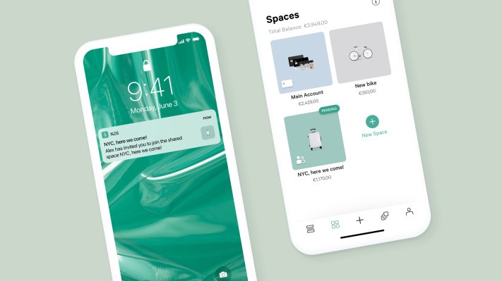 N26 lanza Espacios compartidos y ahora está totalmente disponible en los EE. UU.