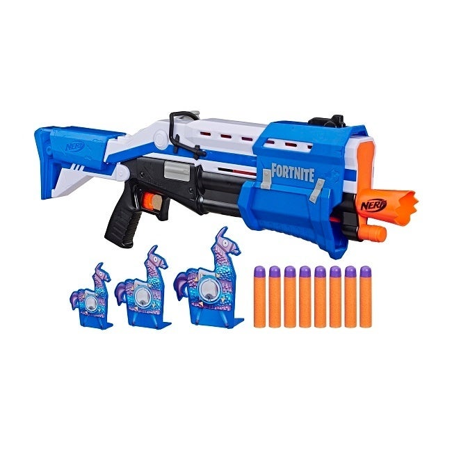 NERF FORTNITE TS-R BLASTER Y LLAMA OBJETIVOS - en paquete