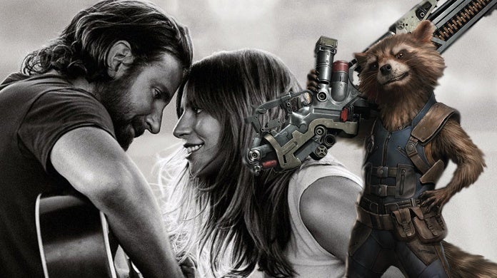 Guardianes de la galaxia-Vol-3-Rocket-Raccoon-Lady-Gaga-Bradley-Cooper