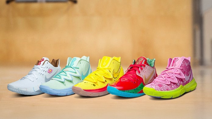 Nike-Kyrie-Irving-SpongeBob-SquarePants-Línea de calzado Nike-Kyrie-Irving-SpongeBob-SquarePants-Línea de calzado