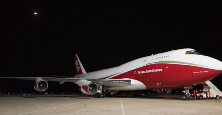 Avión cisterna estadounidense aterriza en Bolivia para combatir el incendio que ya arrasó casi 800 hectáreas