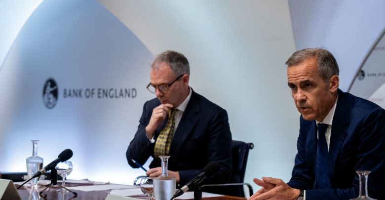 Banco de Inglaterra baja el pronóstico de crecimiento