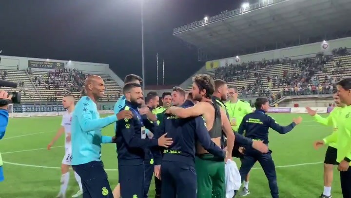 El Espanyol celebra su clasificación a Europa 12 años después El Espanyol celebra su clasificación a Europa 12 años después
