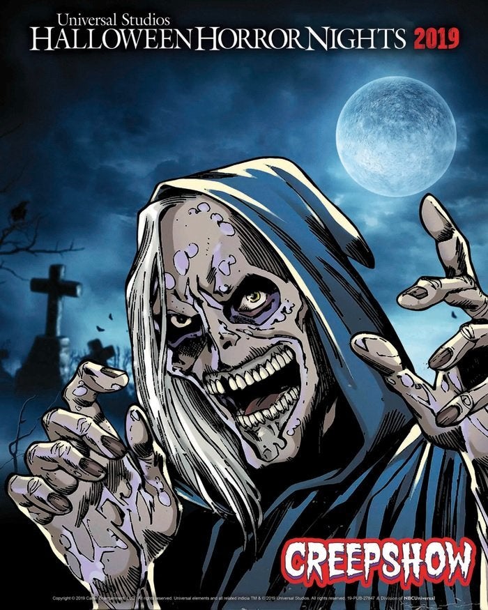 Laberinto de Creepshow en el póster de USH-HHN 2019 Laberinto de Creepshow en el póster de USH-HHN 2019