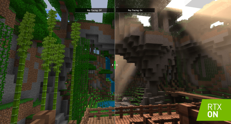 Minecraft obtendrá grandes mejoras de iluminación, sombra y color a través del trazado de rayos de Nvidia