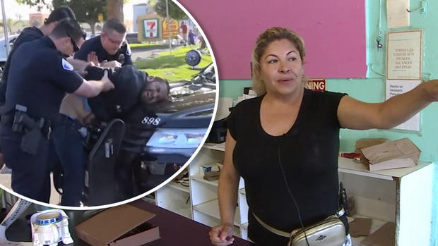 [TLMD - LA] Mujer relata momento cuando se vio cara a cara con sospechoso de apuñalamientos