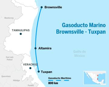 Un gasoducto enfrenta a México, Estados Unidos y Canadá