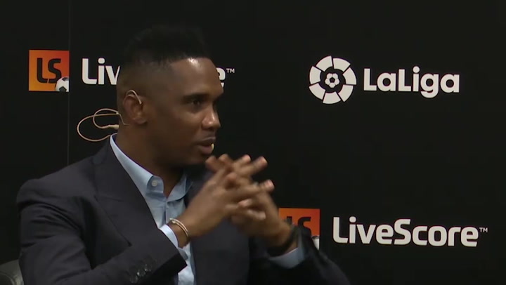 Eto'o propone a Mourinho que entrene al Barça