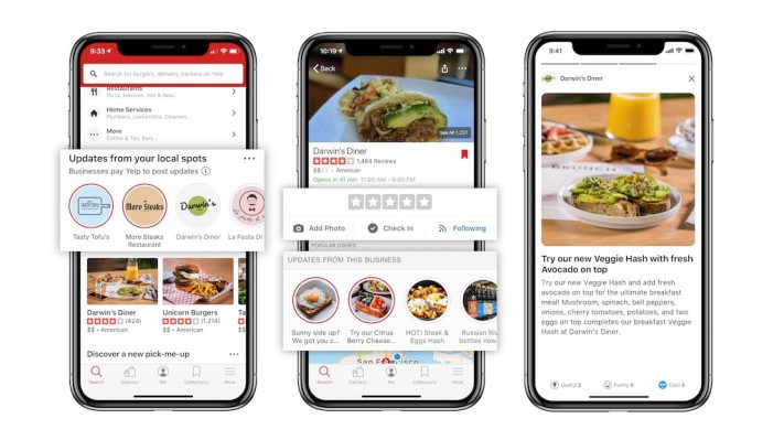 Yelp agrega tiempos de espera predictivos y una nueva forma para que los restaurantes compartan actualizaciones 1 Yelp agrega tiempos de espera predictivos y una nueva forma para que los restaurantes compartan actualizaciones