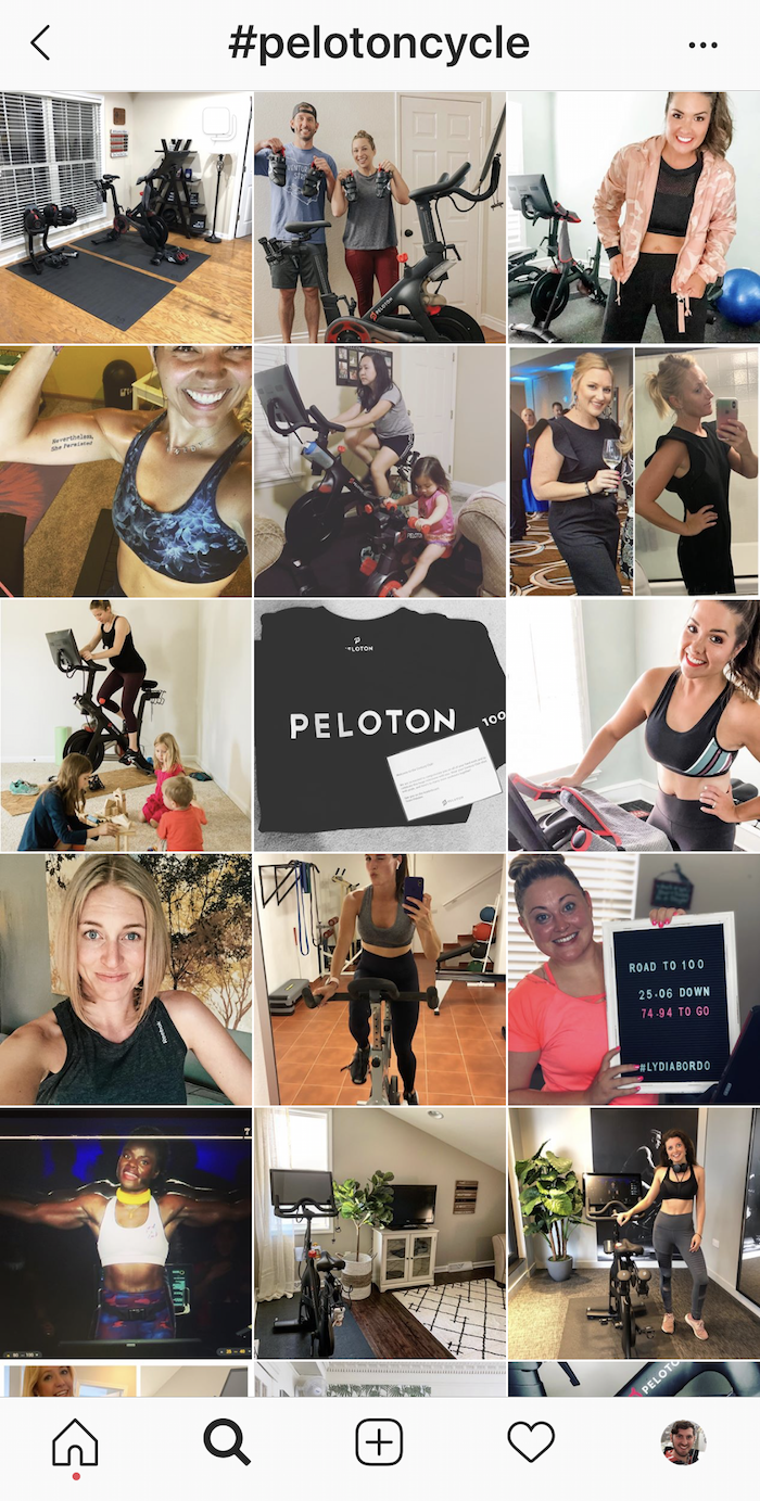 Peloton conspicua auto actualización 2