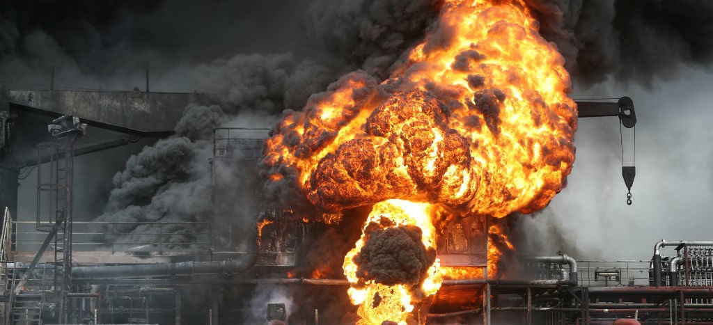 18 heridos tras explosión de buque de Corea del Sur