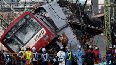 Accidente ferroviario deja un muerto y 33 heridos en Yokohama, Japón | Video