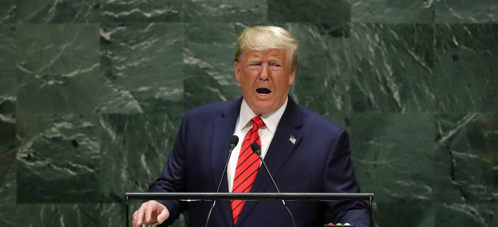 Agradece Trump a AMLO desde la ONU por “poner a 27 mil soldados en nuestra frontera sur”