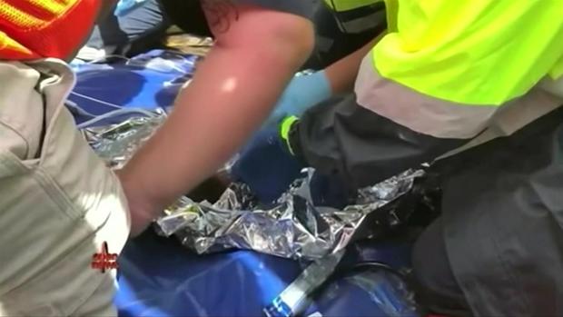 [TLMD - LV] Rescatan a bebe abandonada en un desagüe