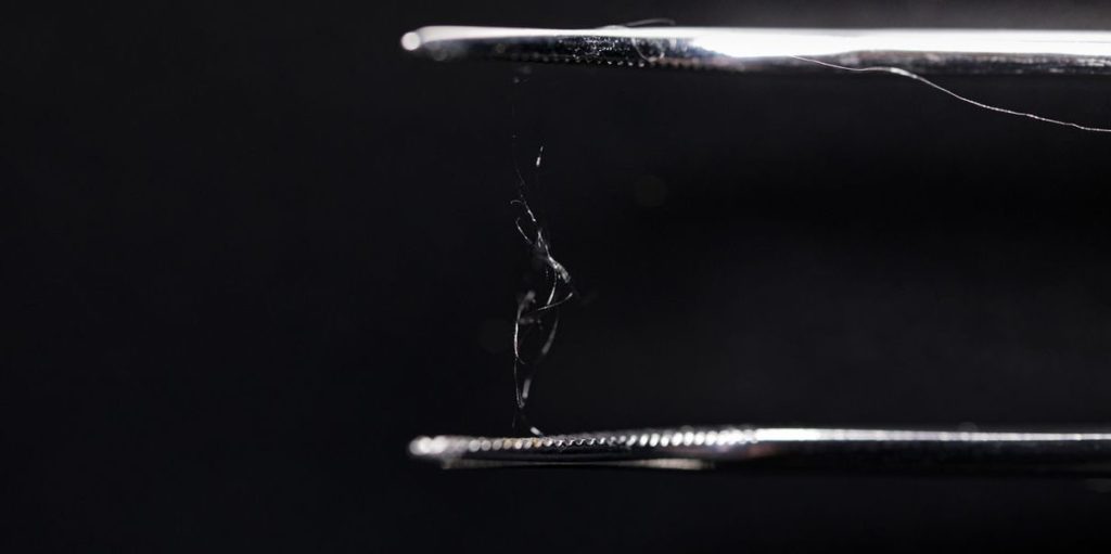 La seda de la araña artificial podría ser lo suficientemente fuerte como para reemplazar el plástico