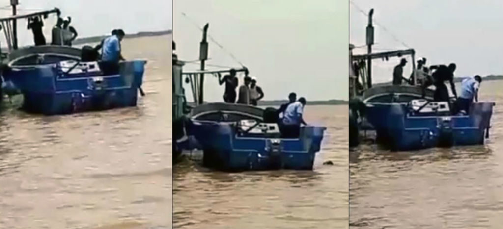 Policías nicaragüenses dejan morir ahogado a joven en muelle municipal