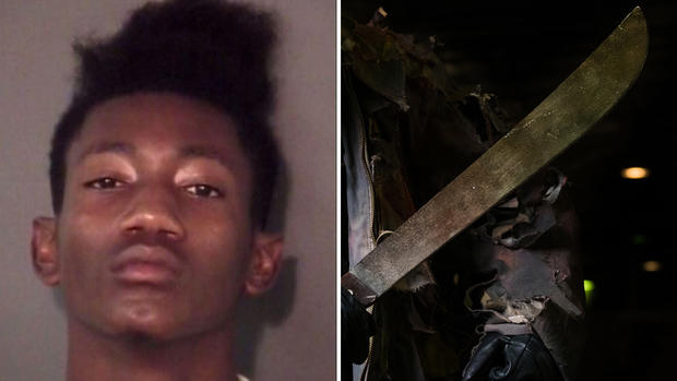 Robo sangriento: niño le clava un machetazo al sospechoso