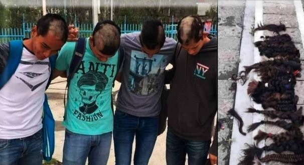 Trasquilan a alumnos normalistas, en “novatada”, investigan autoridades educativas (VIDEO)