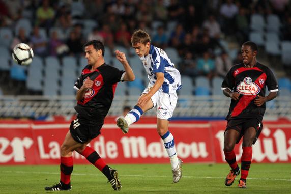Fútbol copa del Rey Real Sociedad Rayo Vallecano 02/29/2009 debut Griezmann