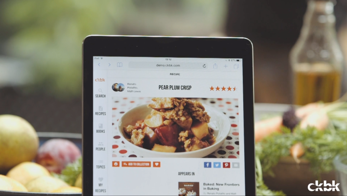ckbk saca un "Spotify para recetas" del horno beta