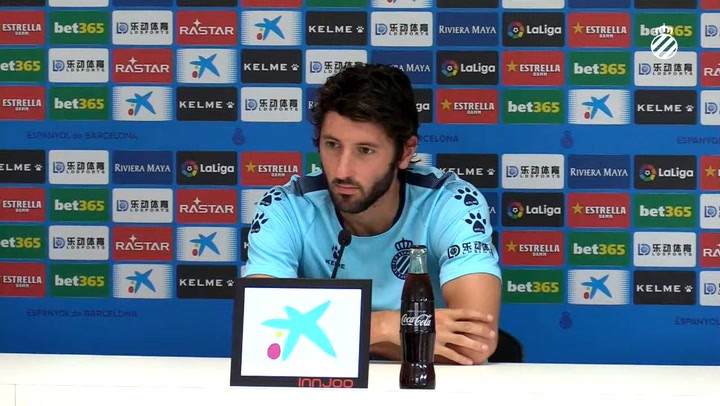 La rueda de prensa de Granero (Espanyol) La rueda de prensa de Granero (Espanyol)
