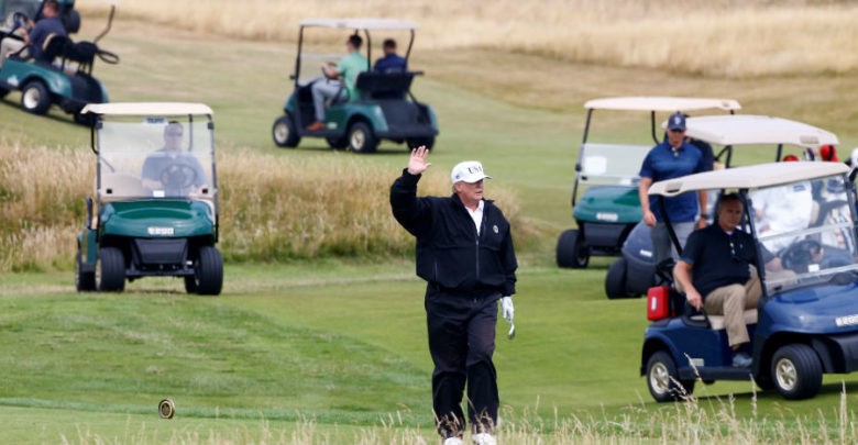 “No tiene nada que ver conmigo”: Trump niega conflicto de interés sobre funcionarios que se hospedan en sus ‘resorts’