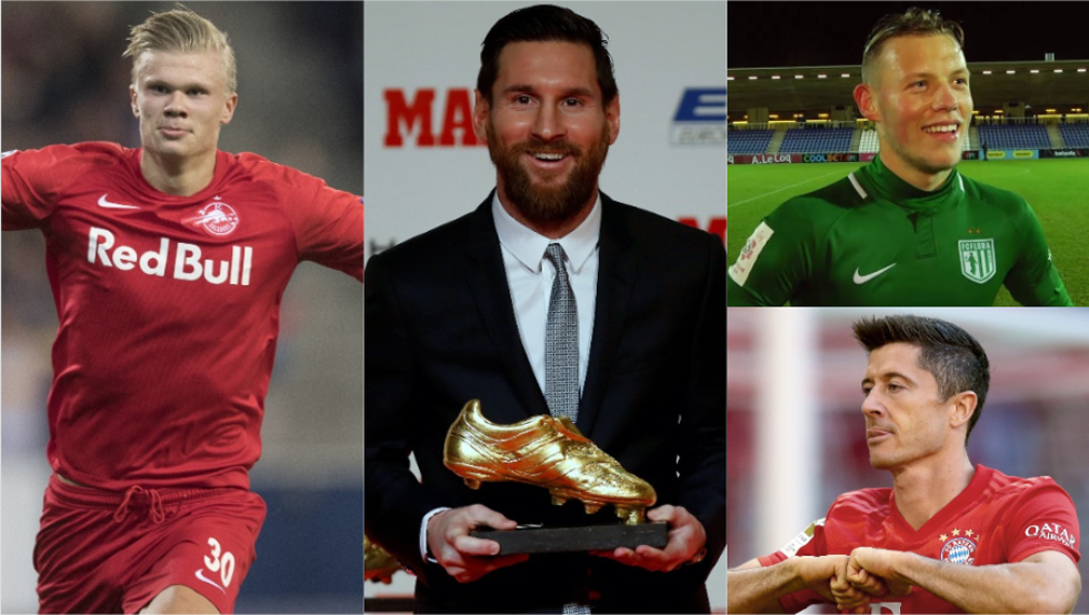 Haaland, Sorga y Lewandowski están en el Top-10 de la Bota de Oro