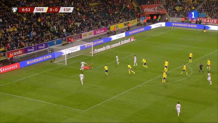Resumen del Suecia 1-1 España