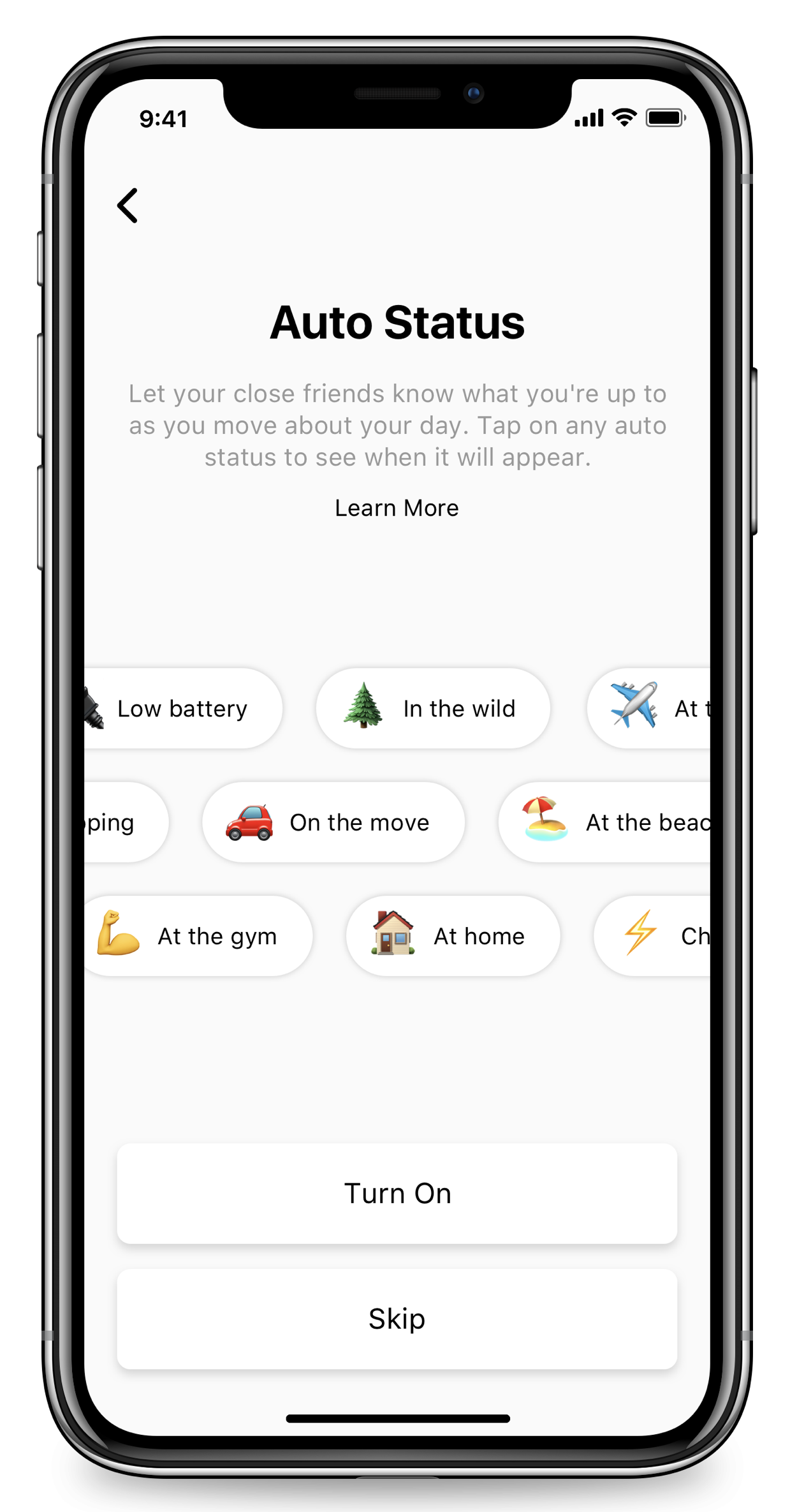 Estado automático de hilos de Instagram