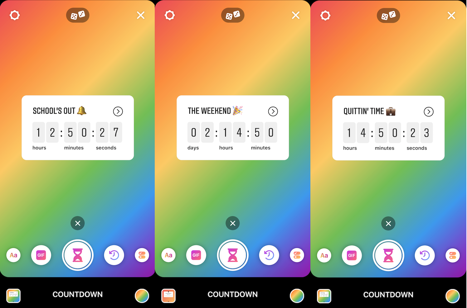 Instagram Crear cuenta regresiva
