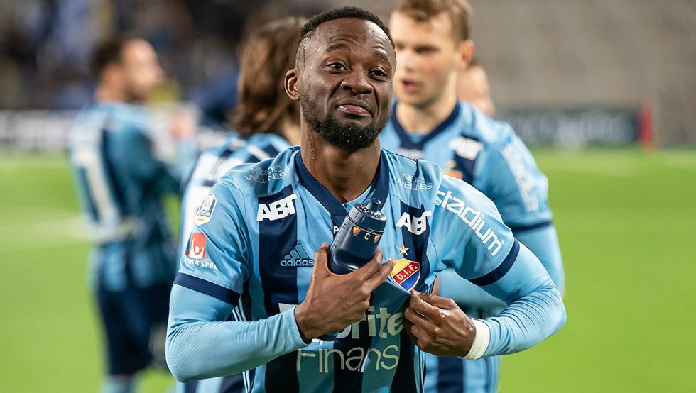 12 goles en 26 partidos (Djurgarden - Suecia)