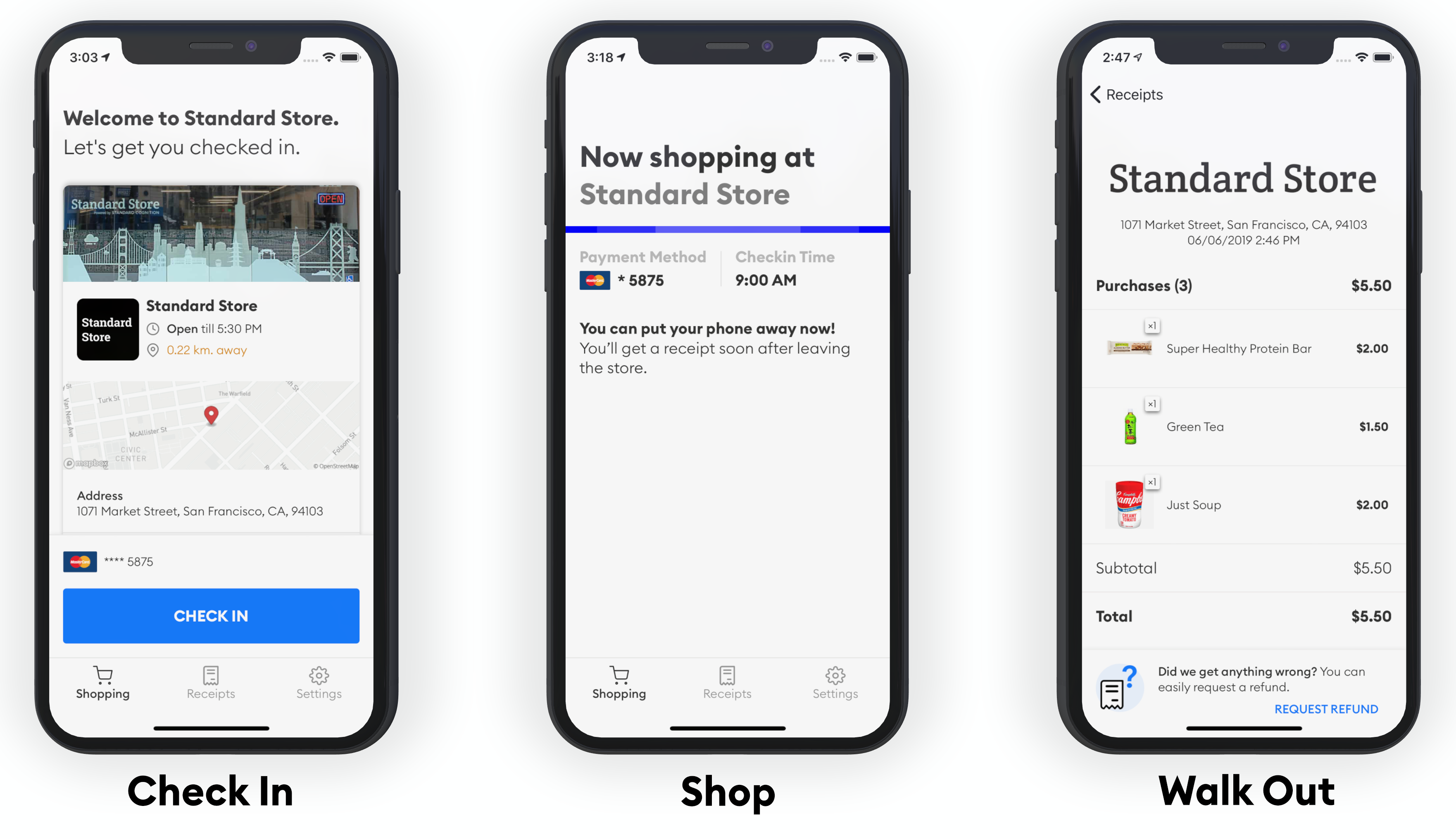Aplicación de cognición estándar