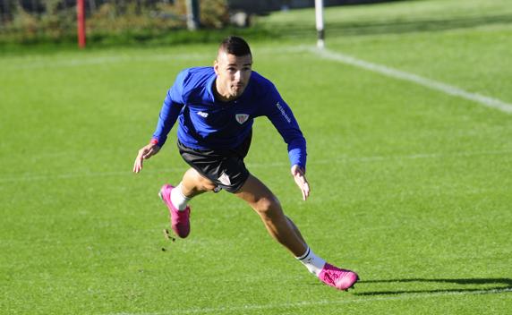 Guruzeta tomó parte en casi todo el entrenamiento