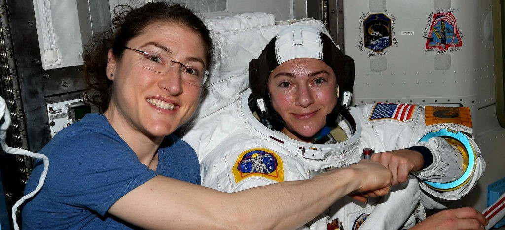 Dos mujeres listas para hacer historia en caminata espacial