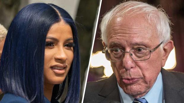 Sanders graba video con Cardi B para campaña presidencial