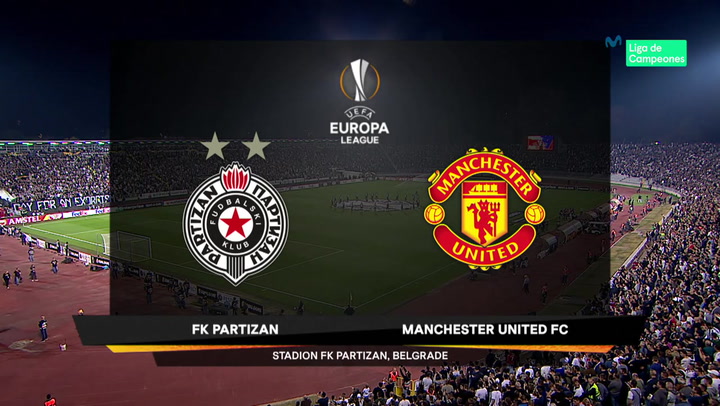 Europa League Resumen y Goles del Partido Partizan-Manchester United