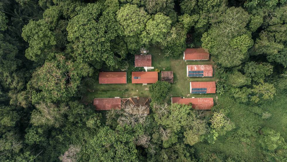 Vista aérea de la Estación Chajul, Chiapas