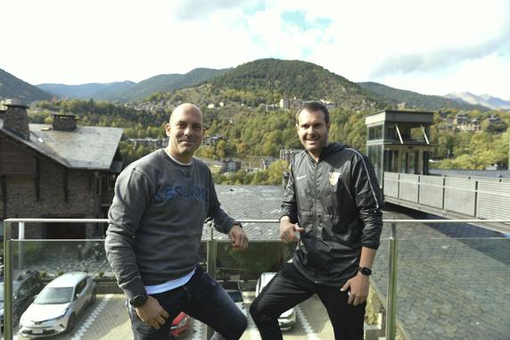 Gabri García y Albert Jortquera entrenan al Andorra