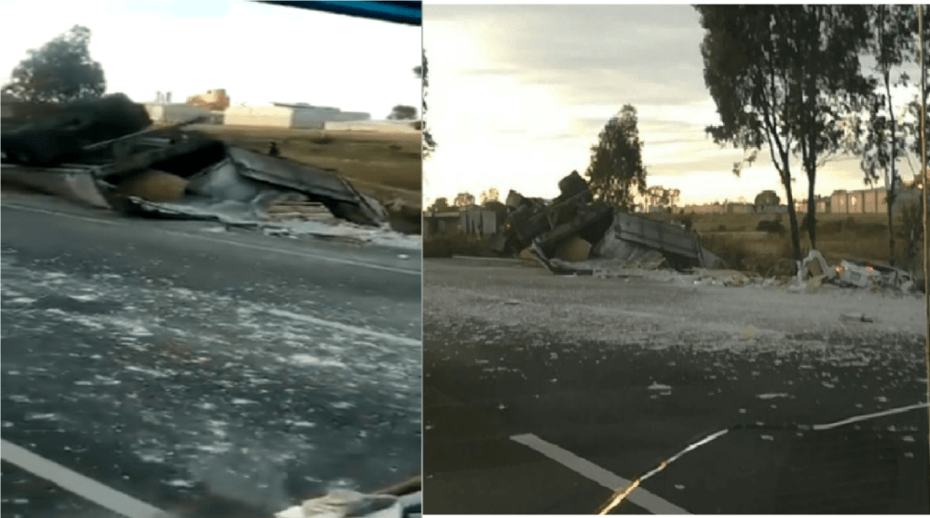6 muertos en fatal accidente en autopista México-Querétaro, tráiler impacta y arrolla a varios autos